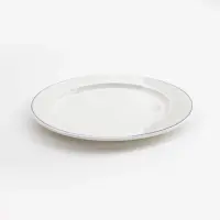 Talerz płytki 29 cm - niebieskie paski - Forte Mizu I (V-FO411-12)