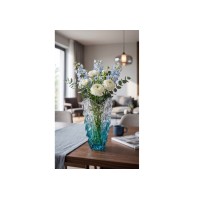 Wazon kryształowy 30 cm - Cliff ICE BLUE (963743)