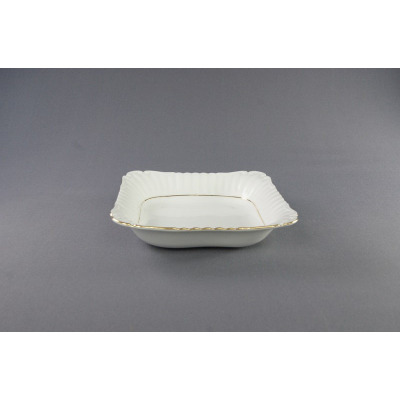 Salaterka kwadratowa 21 cm - B014 IWONA Złota linia