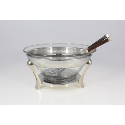 Misa szklana ze sztućcami do sałat - ZEN (A-171092)