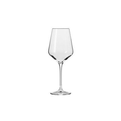 Elegancki kieliszek do wina białego Avant-garde marki Krosno Glass o pojemności 450 ml. Przezroczyste szkło o nowoczesnym, smukłym kształcie na wysokiej nóżce.