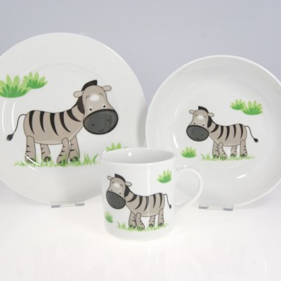 Zestaw naczyń dla dzieci - Zebra 5137 ROMA / MARGOT