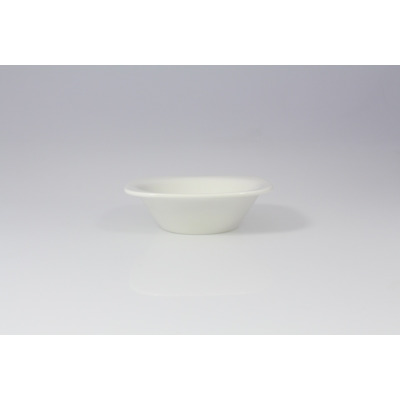 Biała misa kwadratowa 16 cm marki RAK Porcelain. Naczynie o minimalistycznym designie i gładkiej powierzchni, ujęte z profilu na jasnym, jednolitym tle.