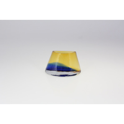 Handmade / Pojemnik szklany - Kolekcja KOBALTOWA (0474)