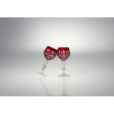 Kieliszki kryształowe do wódki 60 ml - RUBIN (342 CARO)