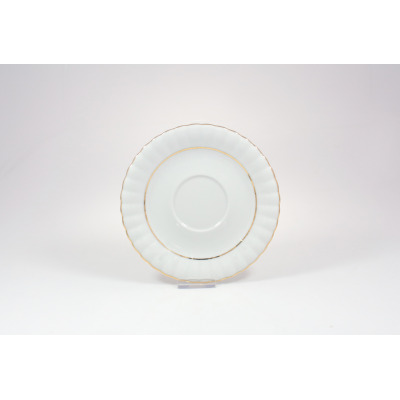 Spodek 16 cm / do filiżanki 0,4 l - B014 IWONA Złota linia