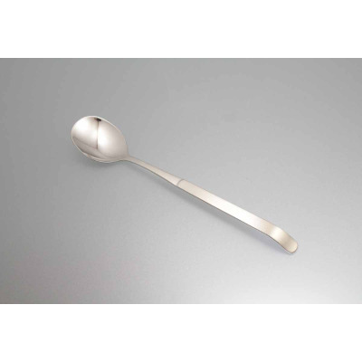 Srebrna łyżka do sałaty Amefa 1319 BUFFET o długości 24 cm. Klasyczny, minimalistyczny design ze stali nierdzewnej o gładkiej, błyszczącej powierzchni.