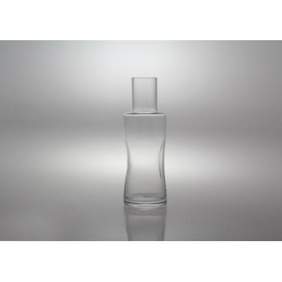 Handmade / Karafka z wcięciem 450 ml - BEZBARWNA (5340)