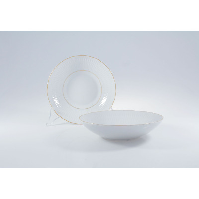 Talerz głęboki 22 cm - 3604 Sofia / Złota