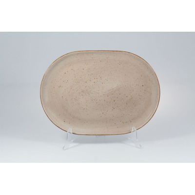 Półmisek 33 cm - 6630T Ręcznie malowane (brąz)