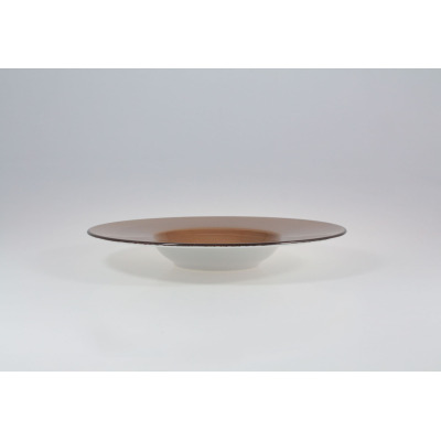 Talerz do deseru 27 cm - 6591A Wersal (brąz) 