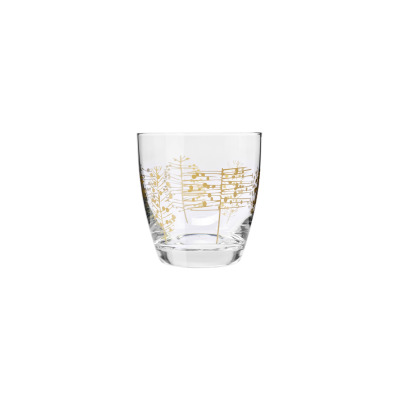Szklanki 370 ml / 2 szt. - Deco Line / Złote drzewa (zd. 143)