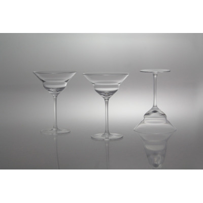 Handmade / Kieliszki do martini 105 ml - BEZBARWNE (A780)