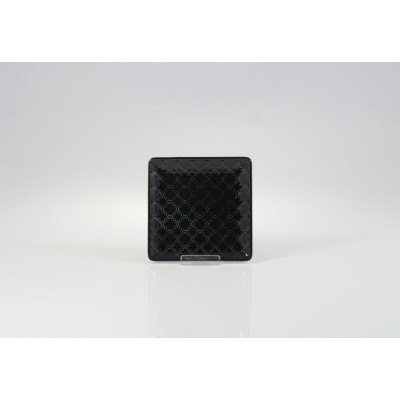 Talerz płytki / kwadratowy 11 cm - K80E MARRAKESZ (czarny)