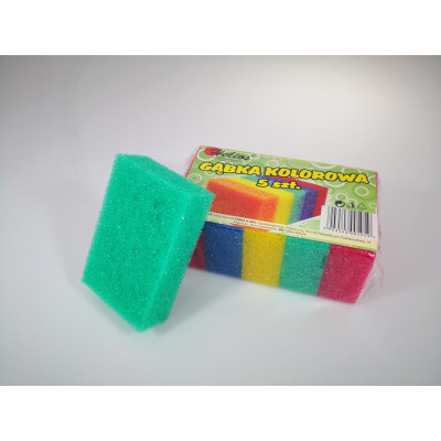 Gąbka kąpielowa szorstka / 5 szt. (HEL-0505)