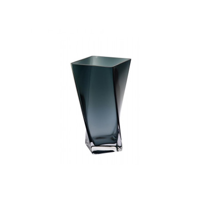 Szaroniebieski wazon 28 cm - Color (6374)