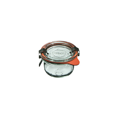 Słoiki z pokrywką, uszczelką i 2 zapinkami / 50 ml - WECK Mini-Sturz (WE-755-60PUZ)
