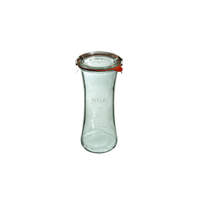 Słoiki z pokrywką, uszczelką i 2 zapinkami / 700 ml - WECK Deli (WE-758-80PUZ)
