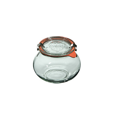 Słoiki z pokrywką, uszczelką i 2 zapinkami / 560 ml - WECK Schmuck (WE-901-80PUZ)