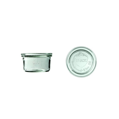 Słoiki z pokrywką / 165 ml - WECK Sturz (WE-976-80P)