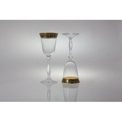 Kieliszki kryształowe 185 ml - ANGELA / Verso Gold (949605)