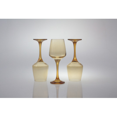 Kieliszki do wina 300 ml - Sunset Miodowy (W3005252-79)