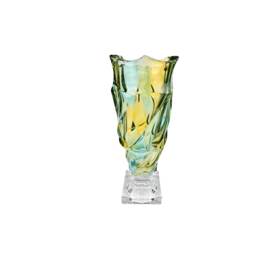 Wazon kryształowy FLAMENCO LEMON 38 cm