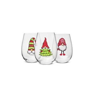 Szklanki świąteczne 500 ml / 3 szt. - GOD JUL (KP 1644)