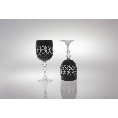 Kieliszki kryształowe do wina 250 ml - 1253 (200418) 