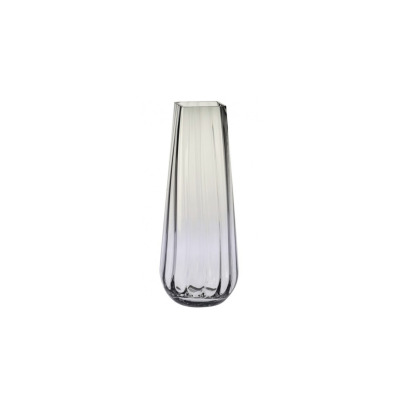 Wazon optyk pionowy 35 cm / Dymny-niebieski (D058)