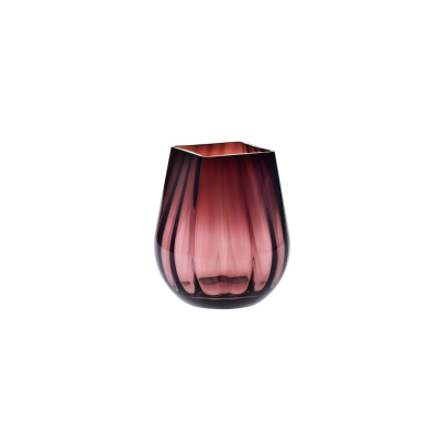 Wazon optyk pionowy 25,5 cm / Ametyst (D058)