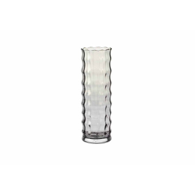 Wazon optyk pionowy 35 cm / Dymny-niebieski (D060)