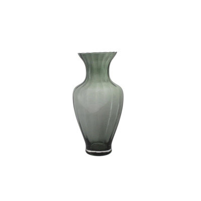 Wazon optyk pionowy 42 cm / Grafitowo-zielony (D056)
