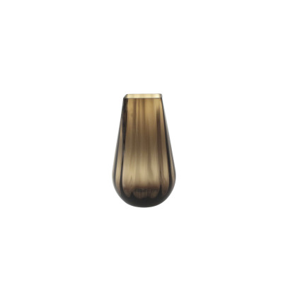 Wazon optyk pionowy 30 cm / Brąz dymny (D058)