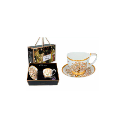 Filiżanka Vanessa 100 ml ze spodkiem - G. Klimt  / Drzewo życia (532-0354)