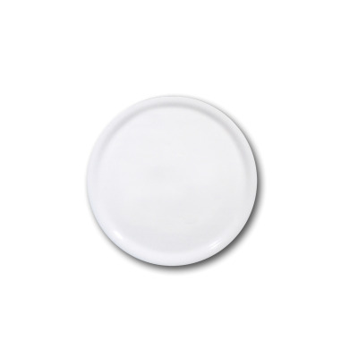 Biały talerz do pizzy Speciale o średnicy 33 cm, widoczny z góry na czystym tle. Klasyczna, minimalistyczna forma o gładkiej powierzchni i zaokrąglonych