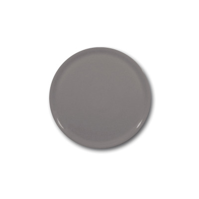 Talerz do pizzy Speciale o średnicy 33 cm w odcieniu szarości. Okrągłe naczynie o gładkiej powierzchni i minimalistycznym designie, widok z góry na białym tle.