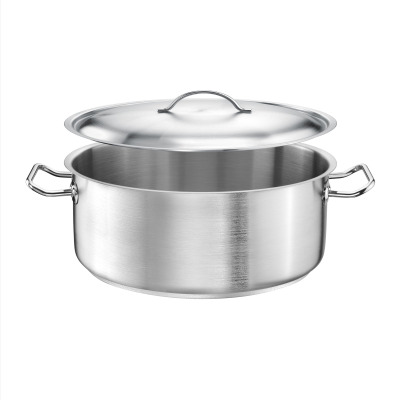 Garnek niski z pokrywką, 10 l, Pro