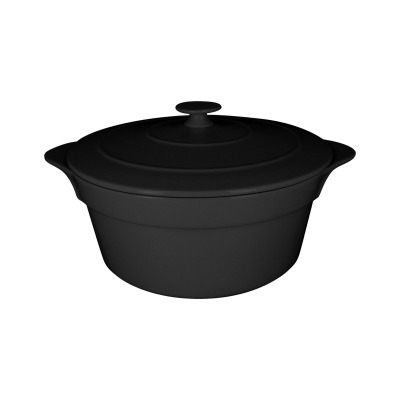 Kociołek porcelanowy 112 ml czarny
