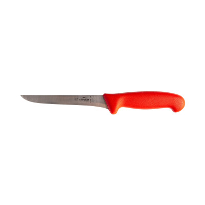 Nóż do trybowania, 16 cm, czerwony