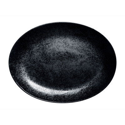 Półmisek owalny, 32x23 cm, Karbon