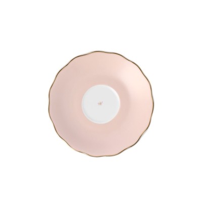 Spodek 14 cm / małe kółko - G911 ALASKA Circus Pink + Filiżanka 0,17 l - G911 ALASKA Circus Pink + Pudełko ĆMIELÓW / dedykowane filiżankom z serii Alaska