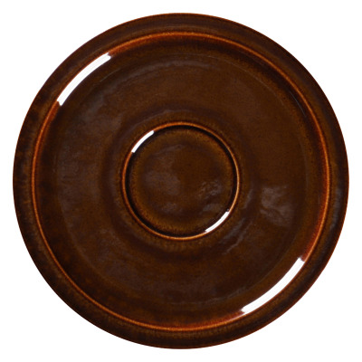 STONE Spodek 16,3 cm bursztynowy