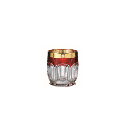 Szklanki kryształowe do whisky 250 ml - Safari Rubin (875570)