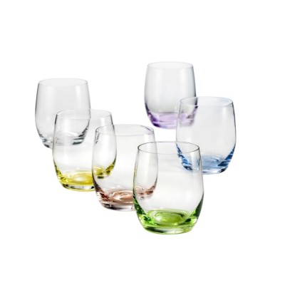 Szklanki niskie 300 ml / 6 szt. - Rainbow (673789)