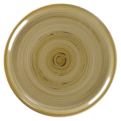 Talerz płaski, 33 cm, beżowy, Spot
