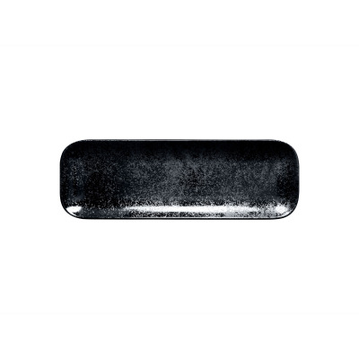 Talerz płaski, 33 x 11 cm, Karbon