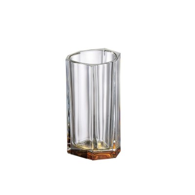 Wazon kryształowy 25 cm - Bazalt Amber bottom (127068)