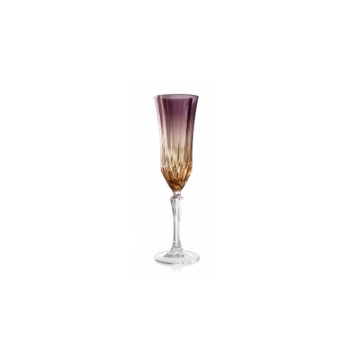 Kieliszki kryształowe do szampana 180 ml - Bella Pink Gradient (963675)
