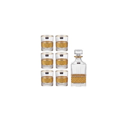 Komplet do whisky 1+6 - Elegante Royal GOLD (963705)